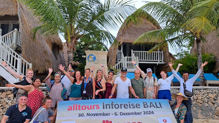 Counterprofis mit alltours auf Bali unterwegs.