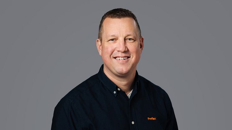 Peter Frostensson, ny produktchef på Pmflex Northen Europe. 