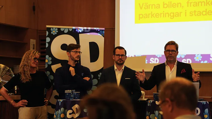 Presentation av SD Göteborgs valmanifest den 20 aug 2026