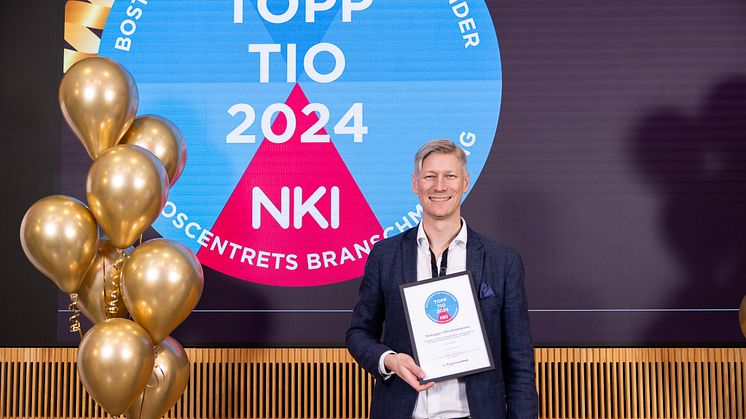 Riksbyggens Brf Slottshamnen i Malmö är på sjätteplats i Prognoscentrets ranking av kundnöjdhet bland nyinflyttade 2024, Emil Nilsson. Fotograf: David Lagerlöf