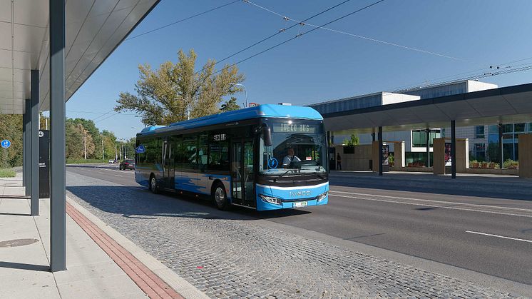 Den helelektriska CROSSWAY Low Entry vann priset "Sustainable Bus of the Year 2024" i kategorin "Intercity". Den prisbelönta bussen visas nu upp på Persontrafik 2024.