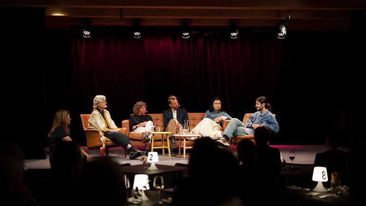 Panelsamtal från Sara kulturhus i samband med Ung Svensk Form, fotograf Jonas Westling