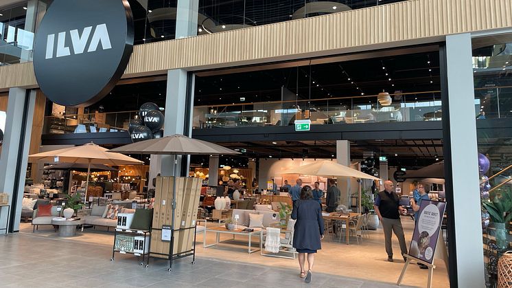 ILVA will strengthen its store concept both physically and digitally to continue with its expansion plans. (Photo: From the opening of ILVA in Jönköping, Sweden)