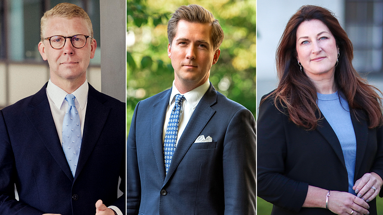 Kristoffer Tamsons, Carl-Johan Schiller och Amelie Tarschys Ingre