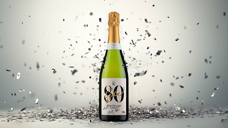 En hyllning till Leif GW Persson 80 år - unik jubileumschampagne i en upplaga om 80 flaskor i hans ära! 