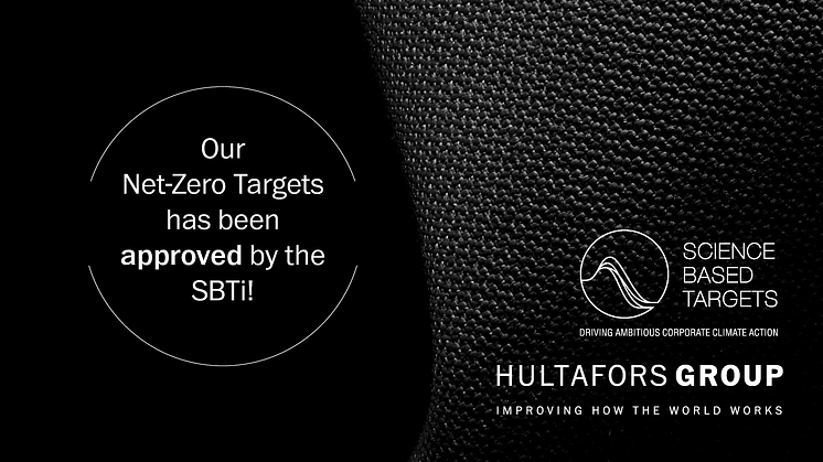 Hultafors Groups' Net-zero targets approved by the SBTi