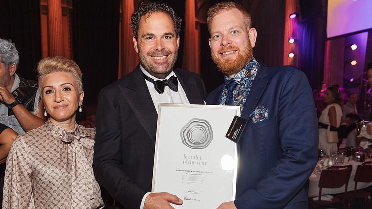 Martin Lidgard and Richard Sandström, founders of Web Manuals International, received the Growth Rings in Silver for the global award Founder of the Year category Medium Size Companies at the Founders Awards Gala held at Nalen in Stockholm on Septemb