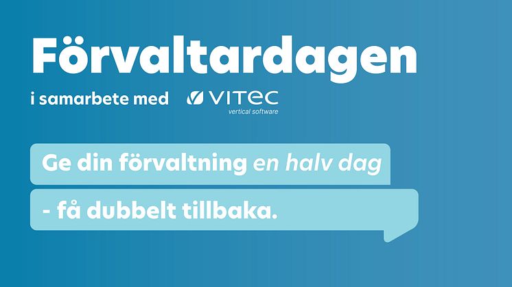 Biljettsläpp: Säkra din plats på Förvaltardagen 2025 till early bird-pris!