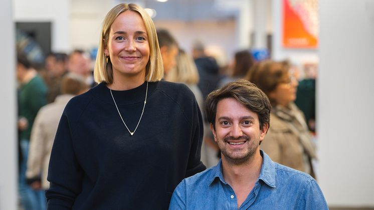 Lovisa Smyth Vasseur, Fair Manager och Carl Wilhelm Hirsch, Fair Director. Foto: Thomas Dios
