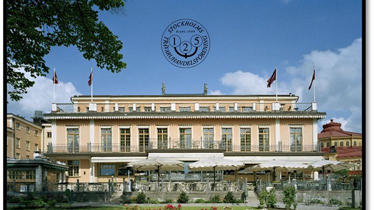 Stockholms Trävaruhandelsförenings 125-årsfest äger rum på Hasselbacken, Djurgården.