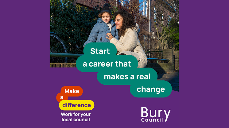 Come along virtually and find out more about becoming a Bury children’s social worker