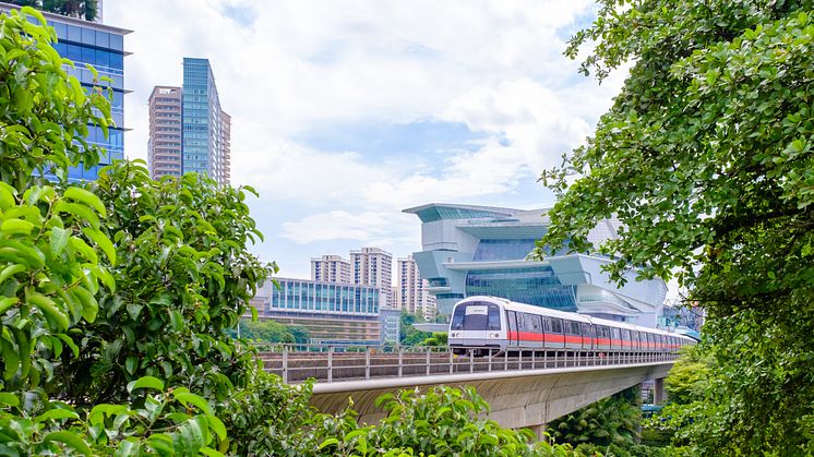 Hitachi Rail and SMRT Trains Achieved Additional 8% Energy Savings on Singapore's NSEW Lines with Green CBTC Next Gen technology 