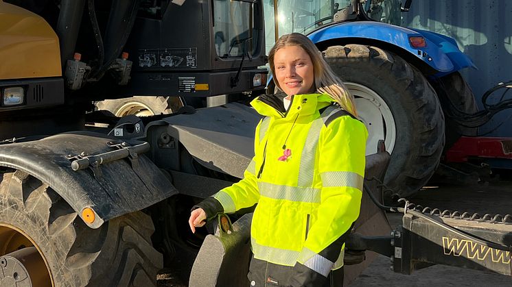 Zanna Persson studerar till platschef på YH Akademin.