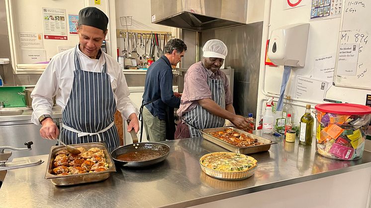 GTR supports projects like the Margins Project's hospitality training programmes for people with experience of homelessness [more pictures below]