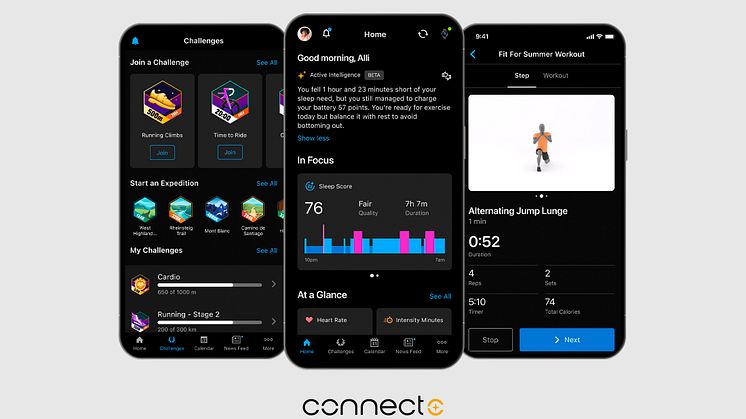 Få tilgang til premium funksjoner og mer personlig innsikt i Garmin Connect-appen
