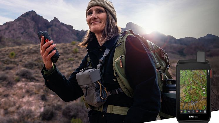 Garmin lanserar nya Montana-serien, handburna GPS:er med satellitkommunikation som tillval för att hjälpa dig att hålla kontakten
