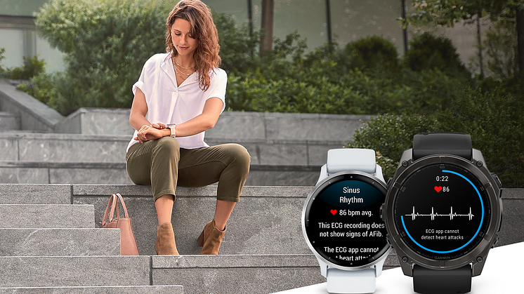 Garmin bringt die EKG App für Kundinnen und Kunden in Australien und der Europäischen Union auf den Markt  