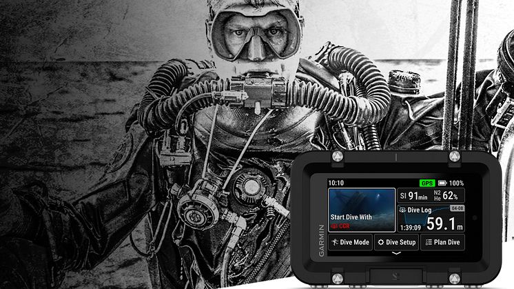 Nyhed: Garmin Descent™ X50i dykkercomputer