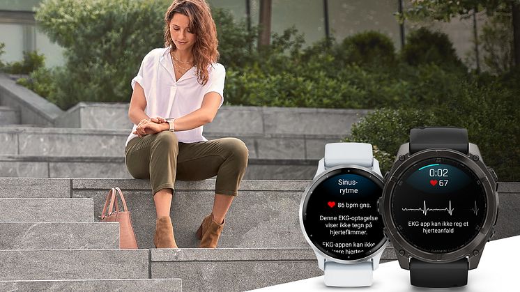 Garmin udvider ECG-app til kunder i Australien og EU