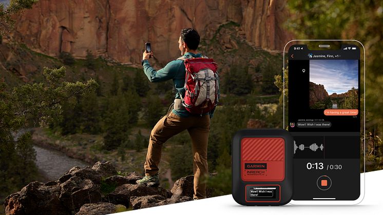 GARMIN® INREACH® MESSENGER PLUS : LE SYSTÈME DE COMMUNICATION SATELLITE AVEC FONCTION SOS, MESSAGERIE VOCALE ET PARTAGE DE PHOTOS