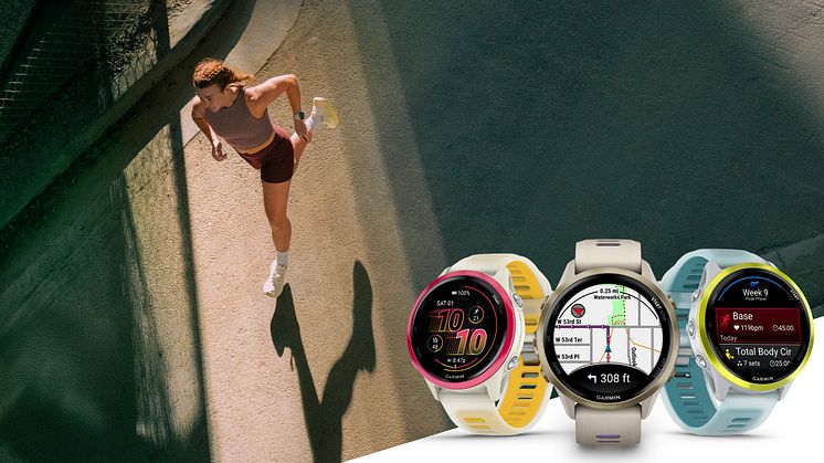 Die neue Forerunner-Serie bietet zahlreiche neue Lauffeatures.