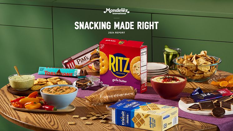 Informe ‘Snacking Made Right’ 2024: Mondelēz International sigue avanzando en sus prioridades ESG