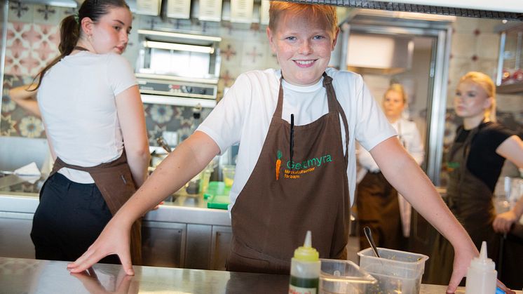 Juniorkokkene er klare til å levere! 