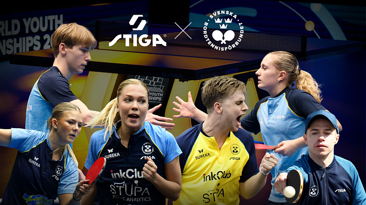 STIGA Sports och Svenska Bordtennisförbundet ingår nytt långtidsavtal för att stärka svensk bordtennis