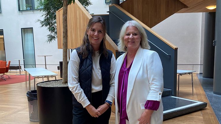Felicia Forthmeiier och Camilla Waltersson Grönvall.