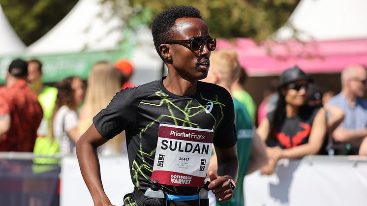 Suldan Hassan under Göteborgsvarvet.