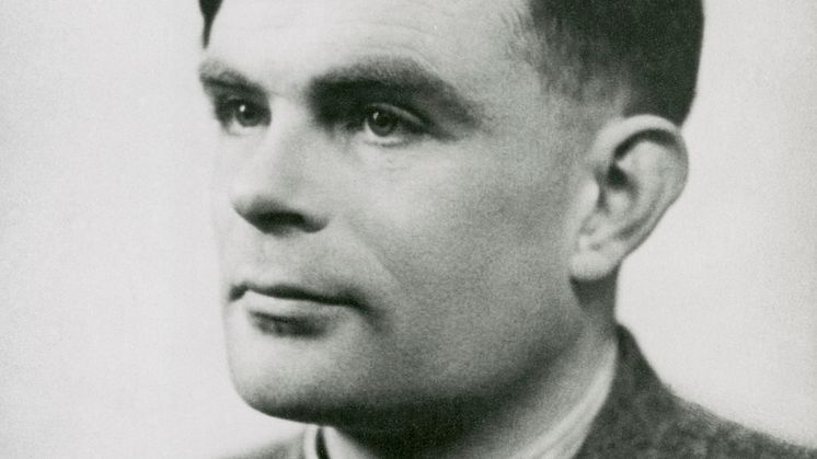 Alan Turing in 1951, photo credits: NPL Archive Science Museum. 