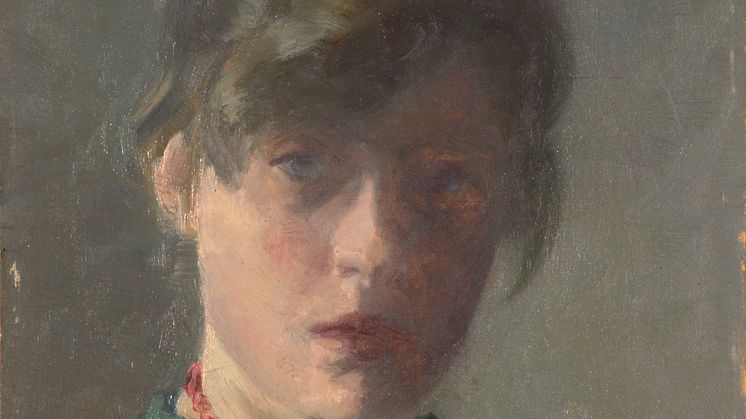 Marie Krøyer, Selvportræt. August. 1889. © Skagens Kunstmuseer
