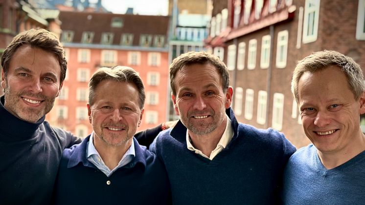 Carl Norberg, Founder, Patrik Lundstrom, CEO Turnpike Group, Thomas Berglund, Managing Partner Turnpike Norway, Henrik Dimander, CTO & Partner.