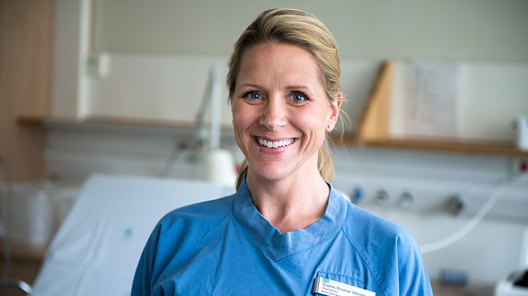 Sophia Brismar Wendel, förlossningsöverläkare på Danderyds sjukhus.