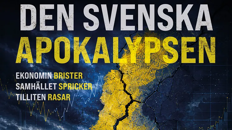 Den svenska apokalypsen - Politisk thriller inför valet 2026. Debutroman av publicisten Joe Formgren.