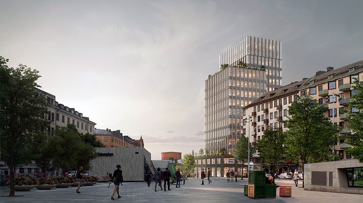 Grönt ljus för Stockholms nya landmärke på Odenplan