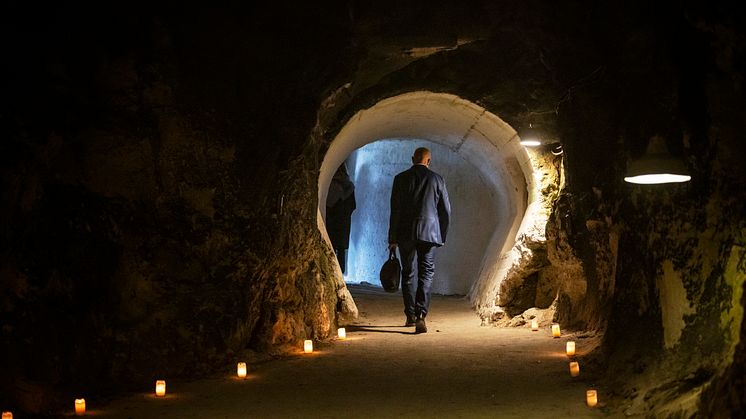 Foto: Fra erhvervsnetværket i Thingbæk Kalkminer den 4. juli. Fotograf: Kjetil Løite