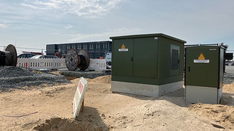 Leihstation auf Northvolt-Gelände
