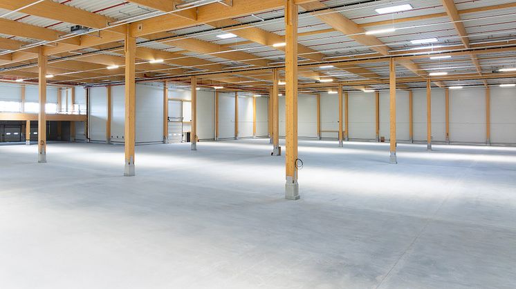 Thomas Beton levererar 3 540 m³ klimatförbättrad betong till logistikanläggning i Hamburg