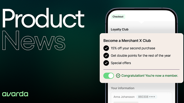 “Loyalty made easy” - Avarda Launches MemberConnect™
