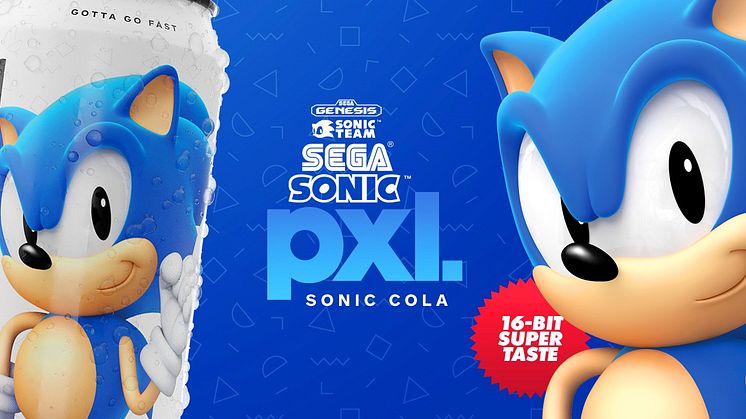 PXL samarbetar med SEGA och släpper Sonic Cola