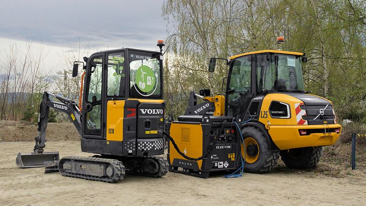 Volvo EC18 Electric, PU40 och L25 Electric
