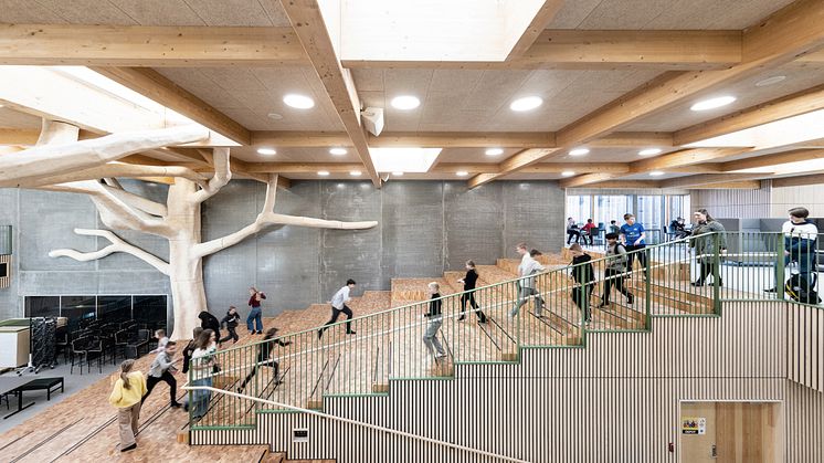 Vrå Barne- og Kulturhus er et av prosjektene som har blitt fulgt i forskningsprosjektet. Foto: Kontraframe