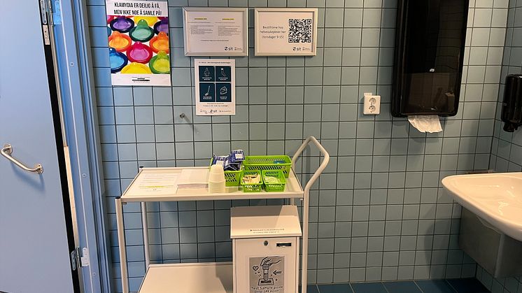 På campus kan du finne utstyr til selvtesting for kjønnssykdommer! Her kan du teste for klamydia og gonoré. Utstyret finnes på handikap doen i 2. etg på Sundebygget 🏡 Dette skjer torsdager 09:00-15:00! 🕟
