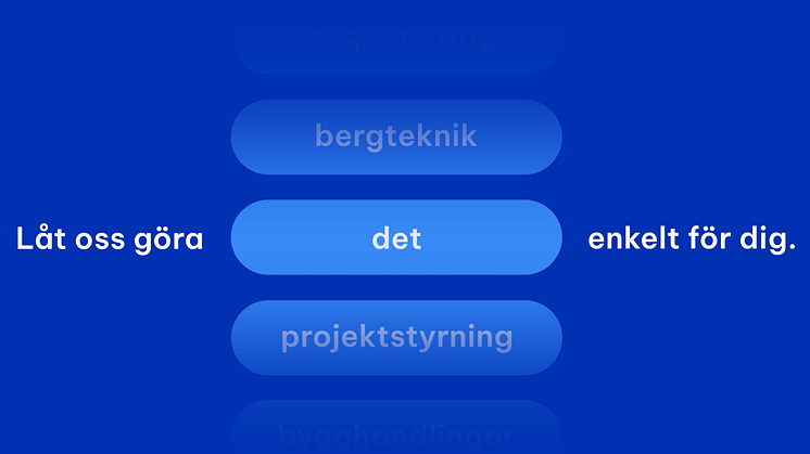 Nu kommer Bengt Dahlgrens nya budskap:  "Låt oss göra det enkelt för dig."