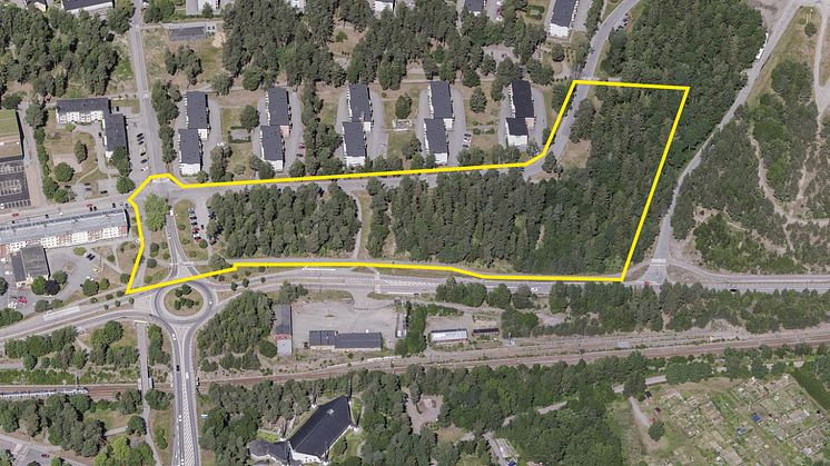 Centrala Västerhaninge utvecklas med 315 nya lägenheter