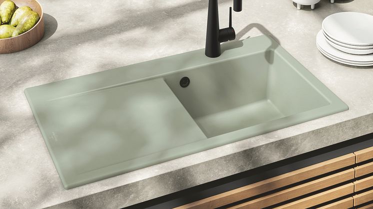 Morning Green: Neue Trendfarbe für Keramikspülen
