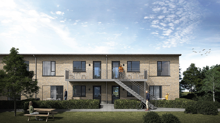 Facade på Brøndum Gård
