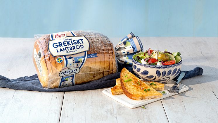 Nyheten Grekiskt Lantbröd med havssalt från Pågen