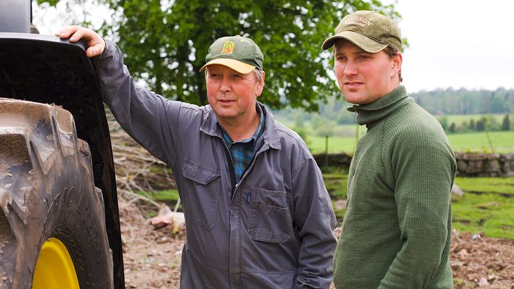 I Sverige finns ungefär 53 000 jordbrukarhushåll. Drygt vart femte av dessa har heltidsjordbruk. Foto: Hans Bjurling, Scandinav.